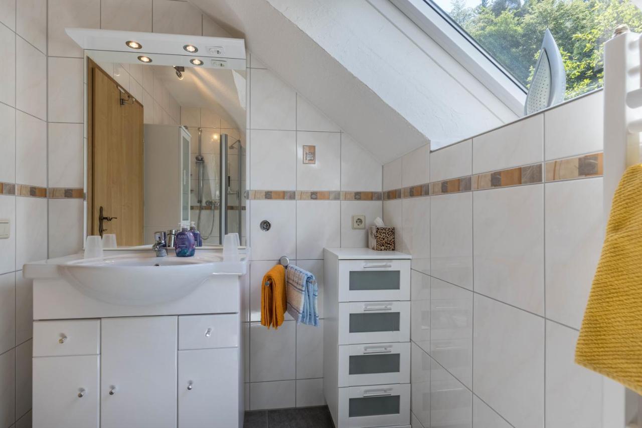 Ferienwohnung Haus Am Wald Messstetten Exteriör bild